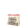 Clutch Moschino Love beige-red